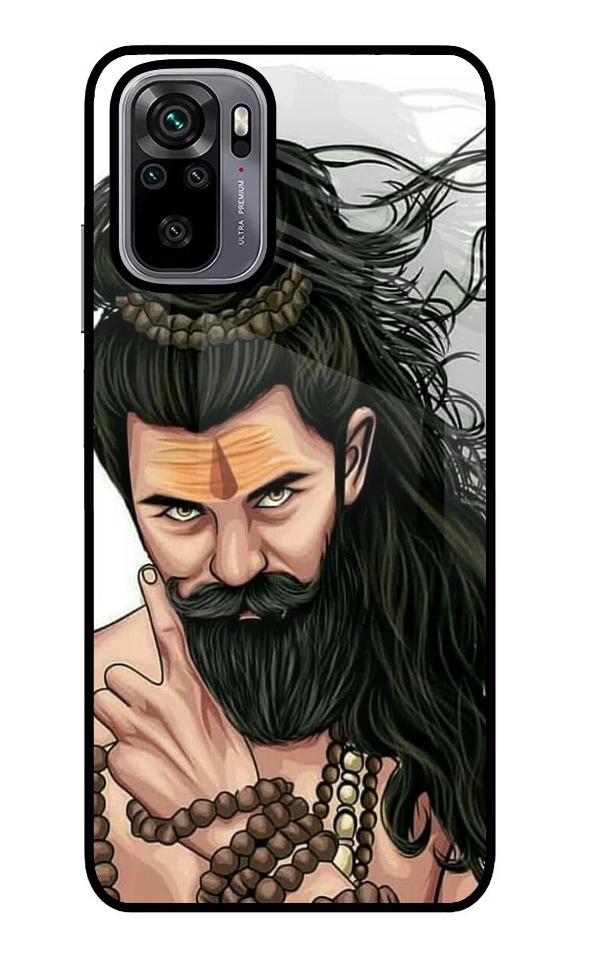 Mahadev Redmi Note 10/10S Glass Case Back Cover by Casekaro