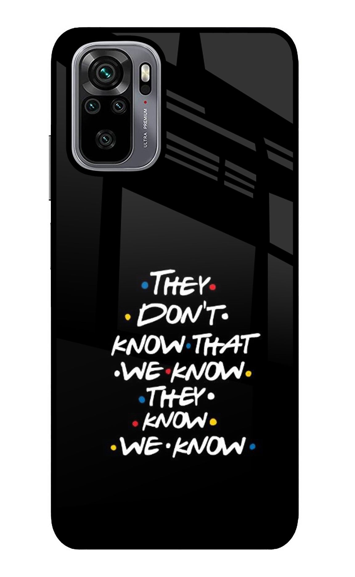 FRIENDS Dialogue Redmi Note 10/10S Back Cover