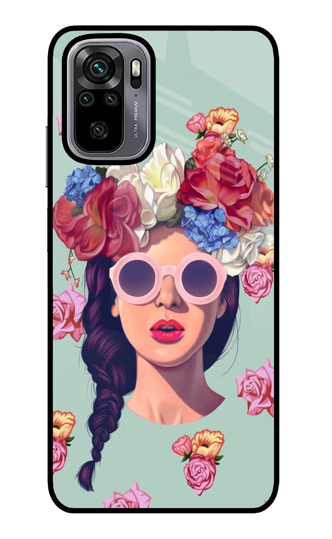 Pretty Girl Redmi Note 10/10S Glass Case Back Cover by Casekaro