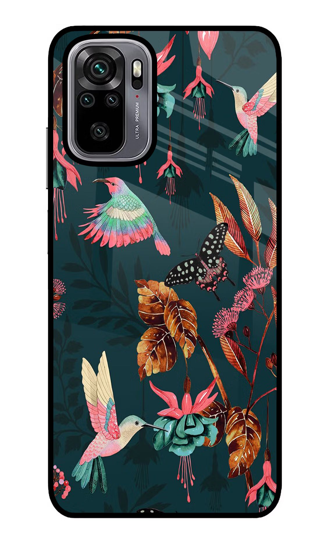 Birds Redmi Note 10/10S Glass Case Back Cover by Casekaro