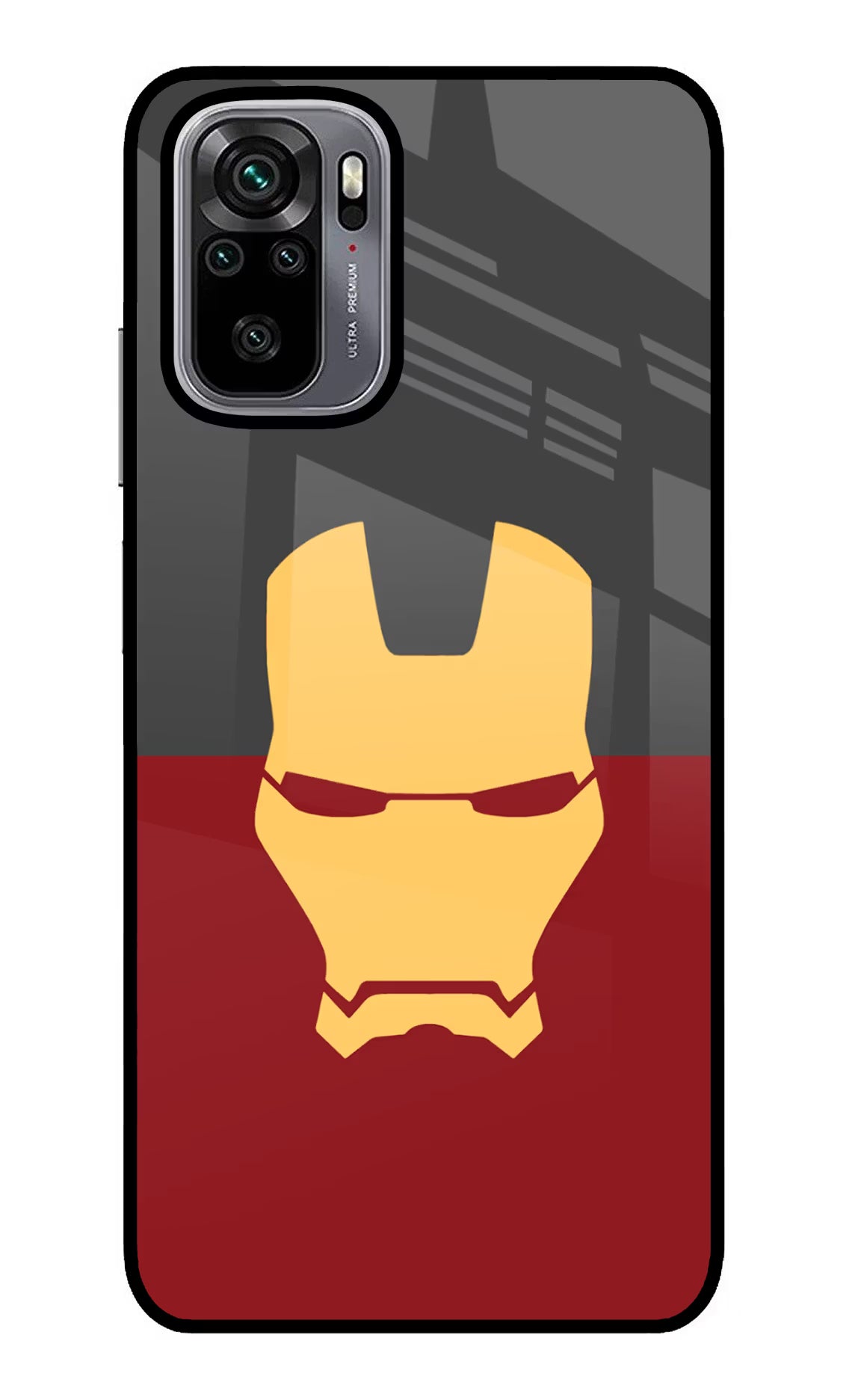 Ironman Redmi Note 10/10S Glass Case Back Cover by Casekaro