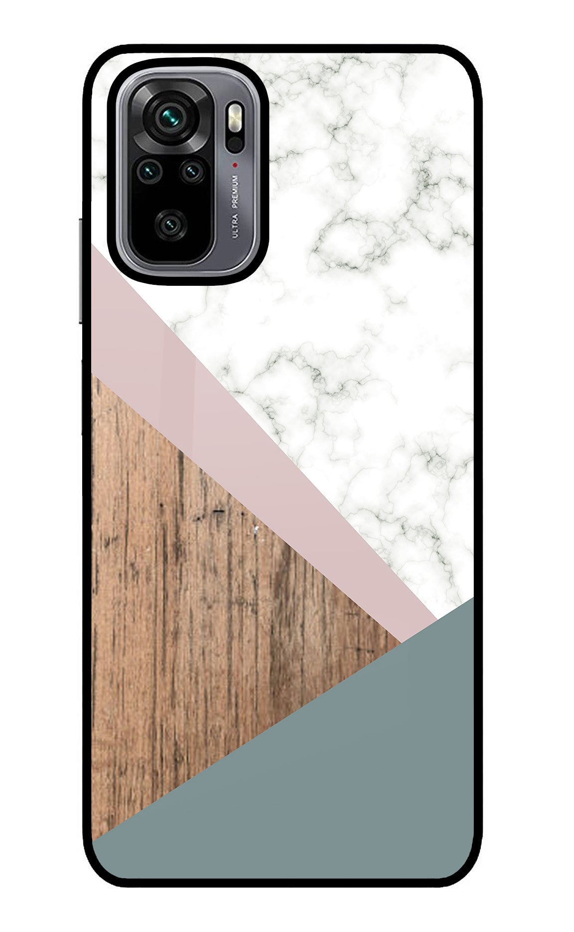 Marble wood Abstract Redmi Note 10/10S Back Cover