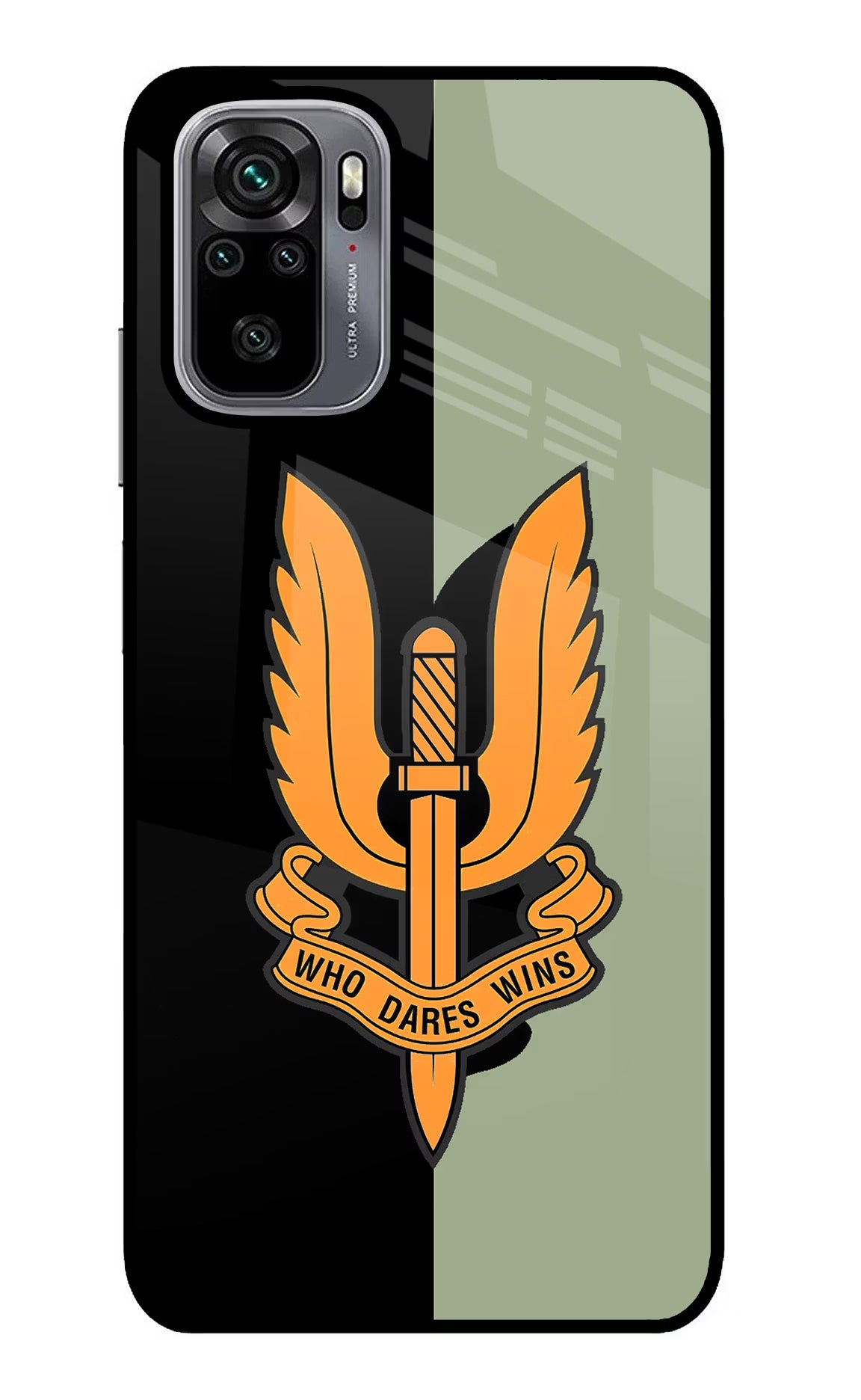 Balidan Logo Redmi Note 10/10S Glass Case Back Cover by Casekaro