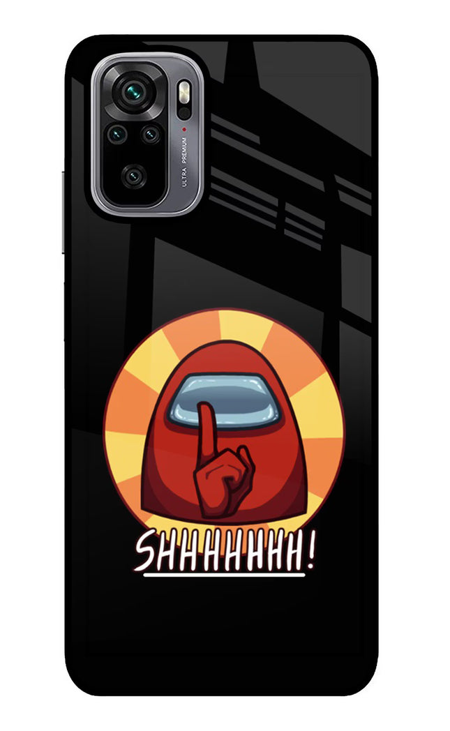 Among Us Shhh! Redmi Note 10/10S Glass Case