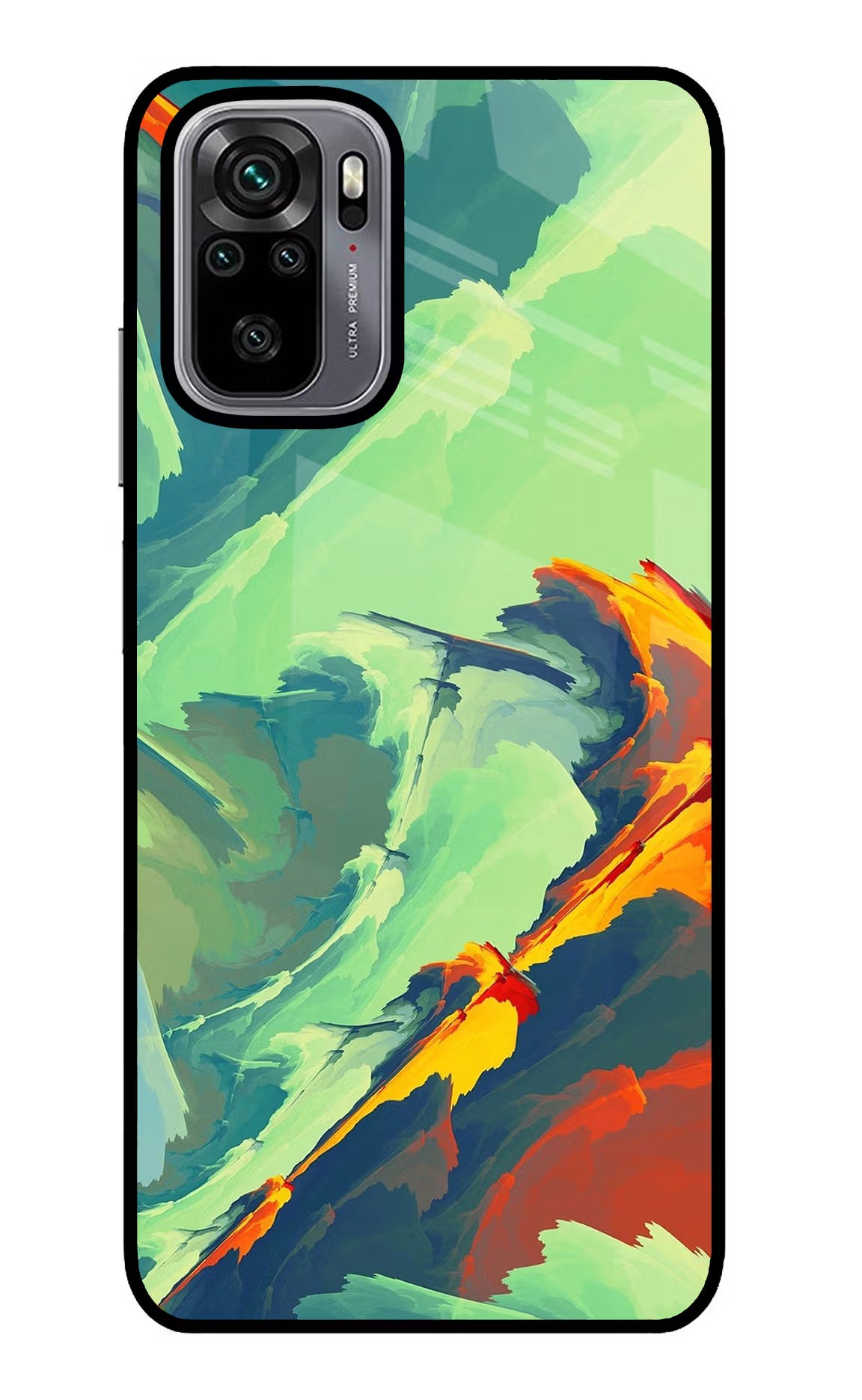 Paint Art Redmi Note 10/10S Glass Case Back Cover by Casekaro