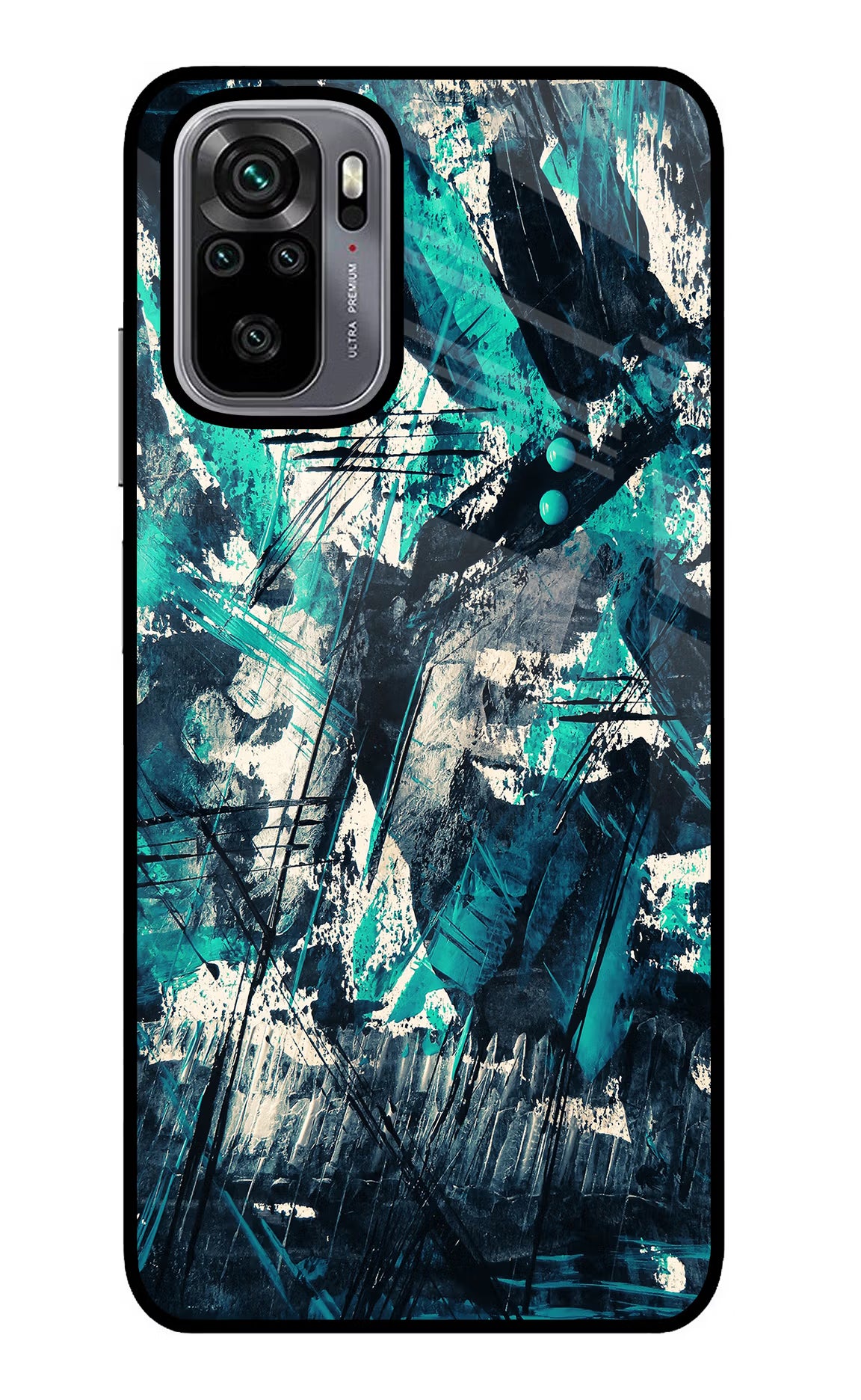 Artwork Redmi Note 10/10S Glass Case Back Cover by Casekaro