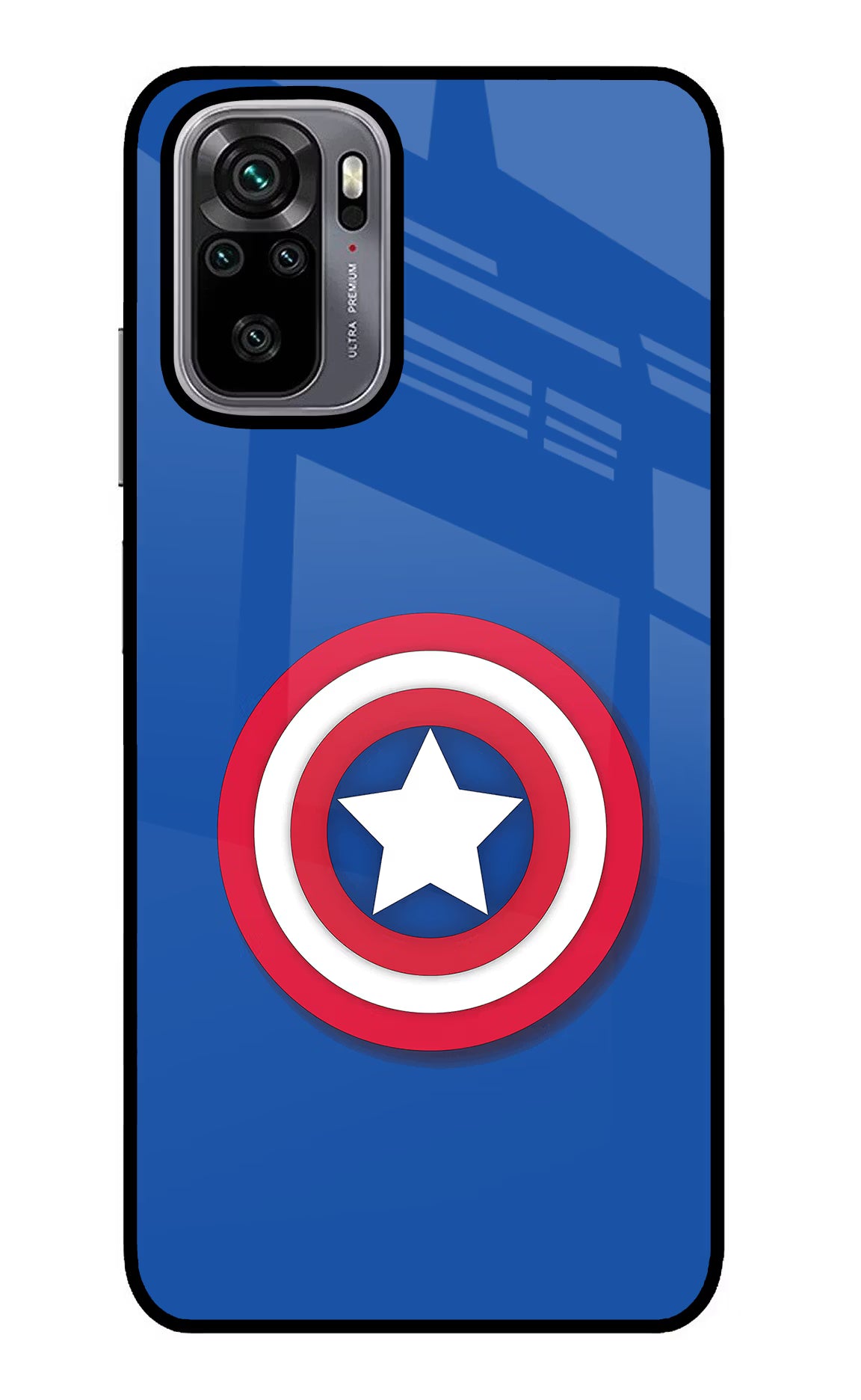 Shield Redmi Note 10/10S Glass Case Back Cover by Casekaro