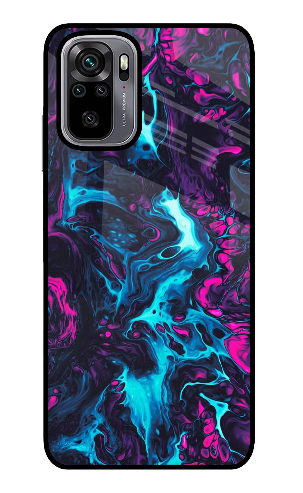 Abstract Redmi Note 10/10S Glass Case Back Cover by Casekaro