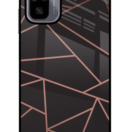 Geometric Pattern Redmi Note 10/10S Glass Case