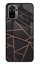 Geometric Pattern Redmi Note 10/10S Glass Case Back Cover by Casekaro