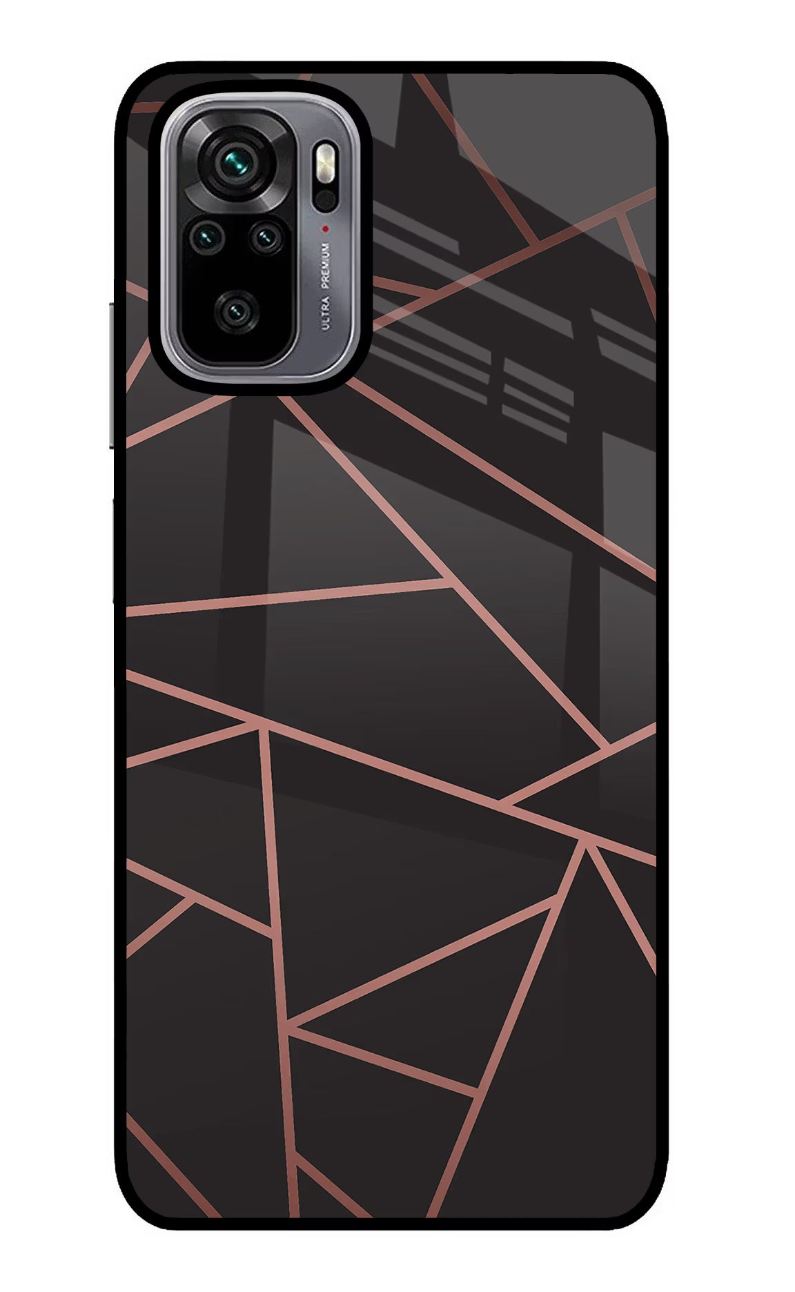 Geometric Pattern Redmi Note 10/10S Glass Case Back Cover by Casekaro