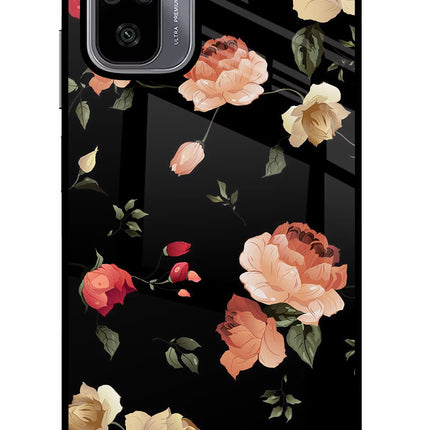Flowers Redmi Note 10/10S Glass Case Back Cover by Casekaro