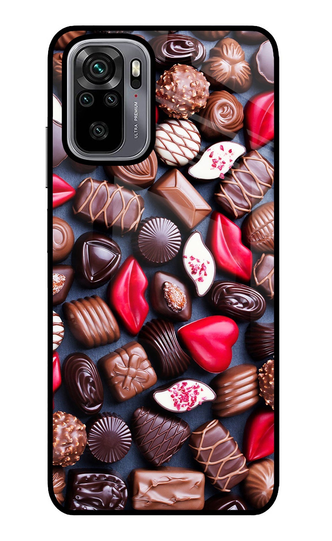 Chocolates Redmi Note 10/10S Glass Case