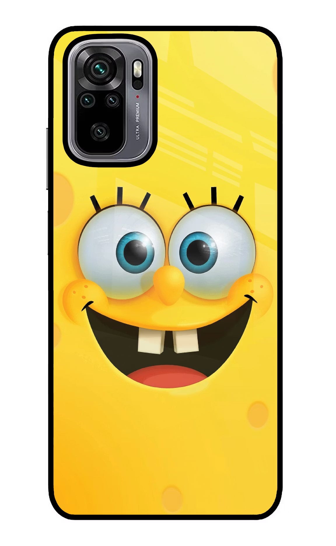 Sponge 1 Redmi Note 10/10S Glass Case Back Cover by Casekaro