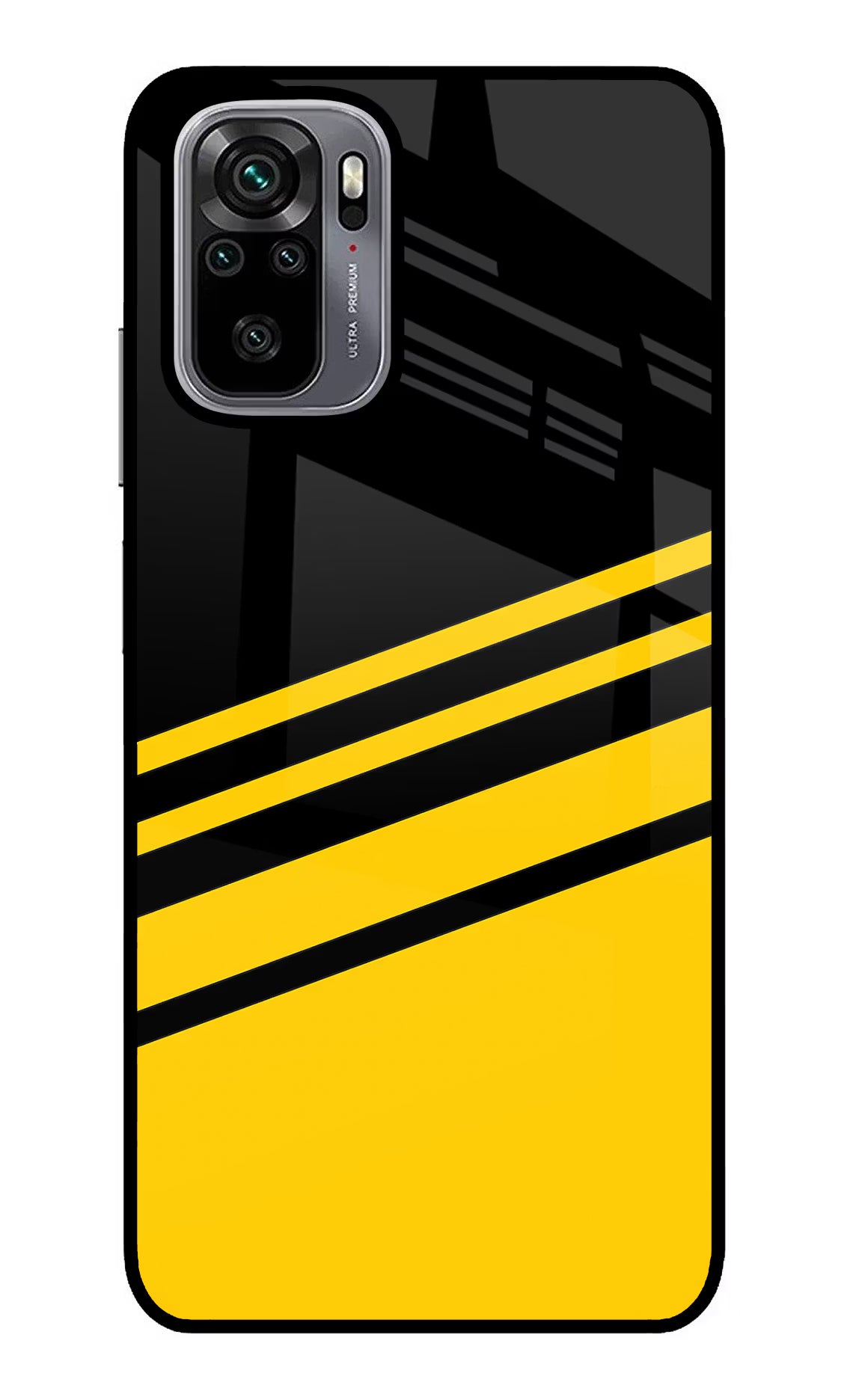 Yellow Shades Redmi Note 10/10S Glass Case Back Cover by Casekaro
