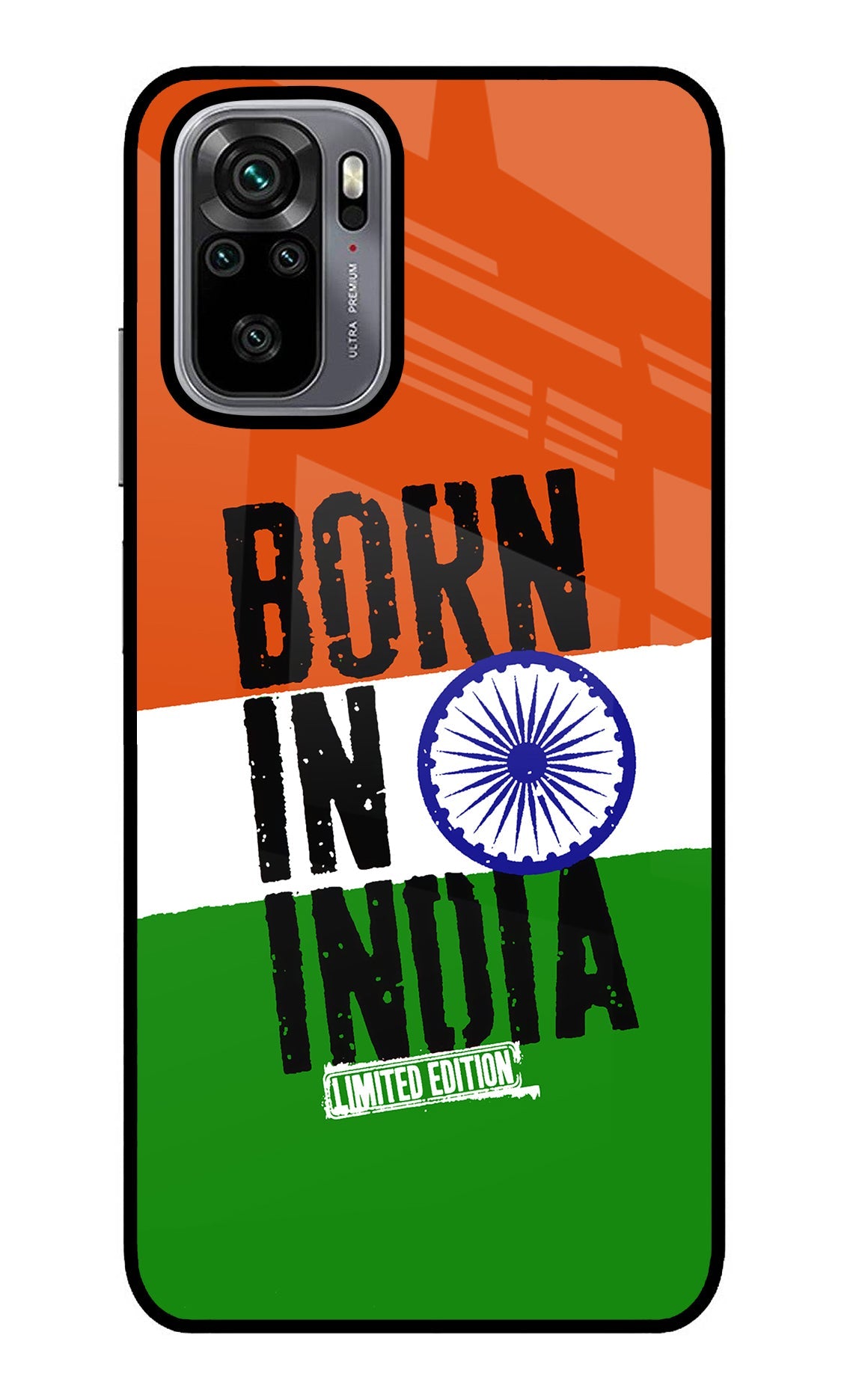 Born in India Redmi Note 10/10S Glass Case