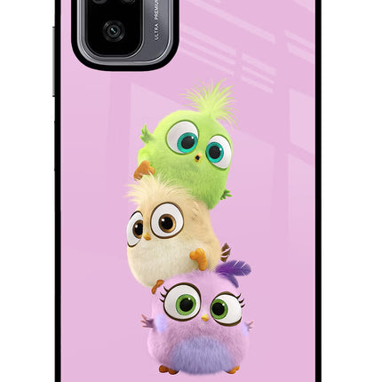 Cute Little Birds Redmi Note 10/10S Glass Case