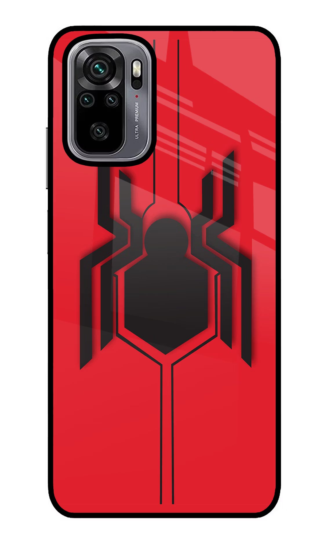 Spider Redmi Note 10/10S Glass Case Back Cover by Casekaro