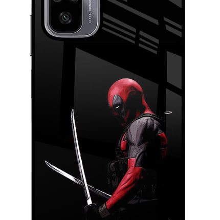 Deadpool Redmi Note 10/10S Glass Case