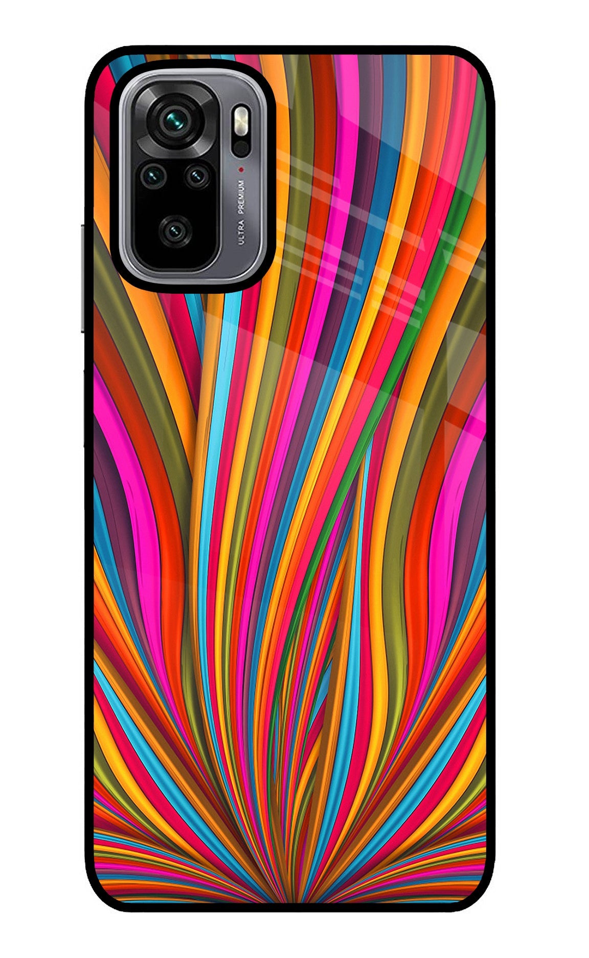 Trippy Wavy Redmi Note 10/10S Glass Case