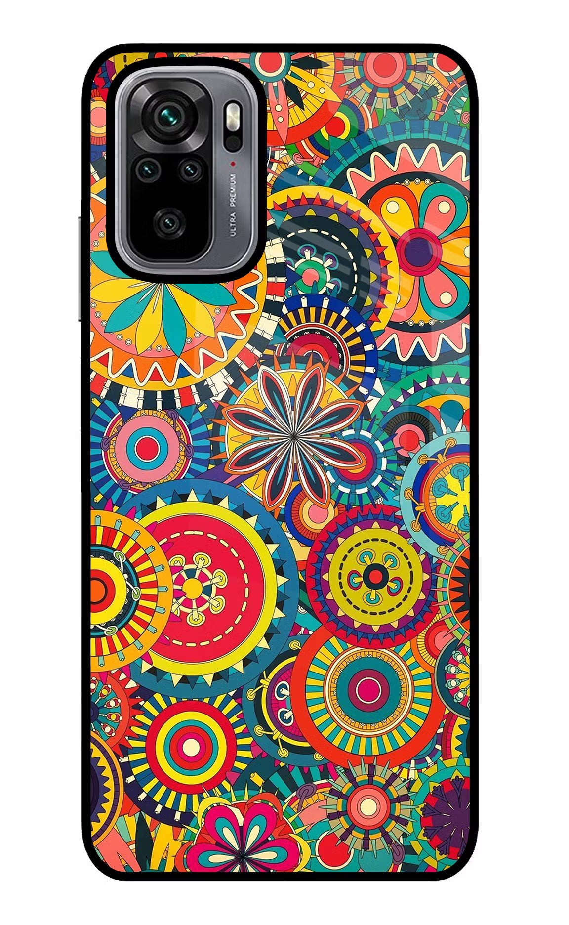 Gol Gol Art Redmi Note 10/10S Glass Case Back Cover by Casekaro
