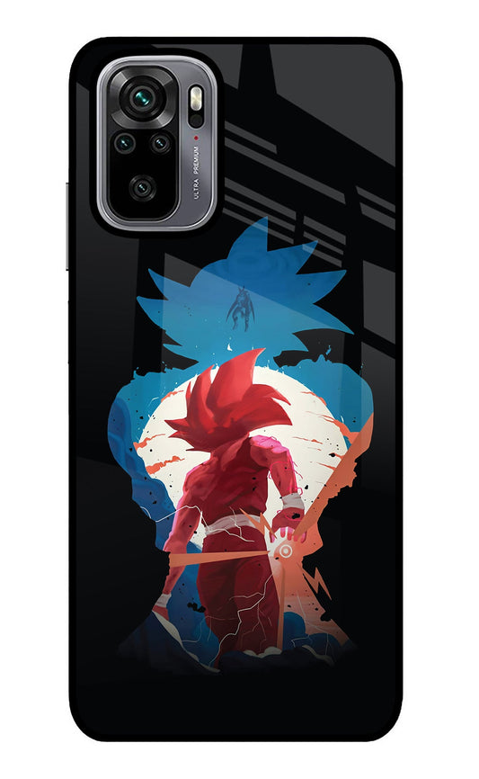 Goku Redmi Note 10/10S Glass Case