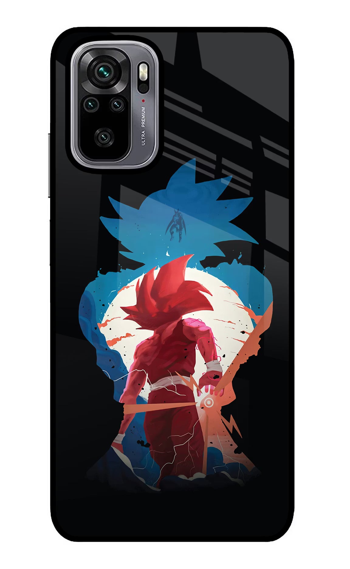Goku Redmi Note 10/10S Glass Case Back Cover by Casekaro