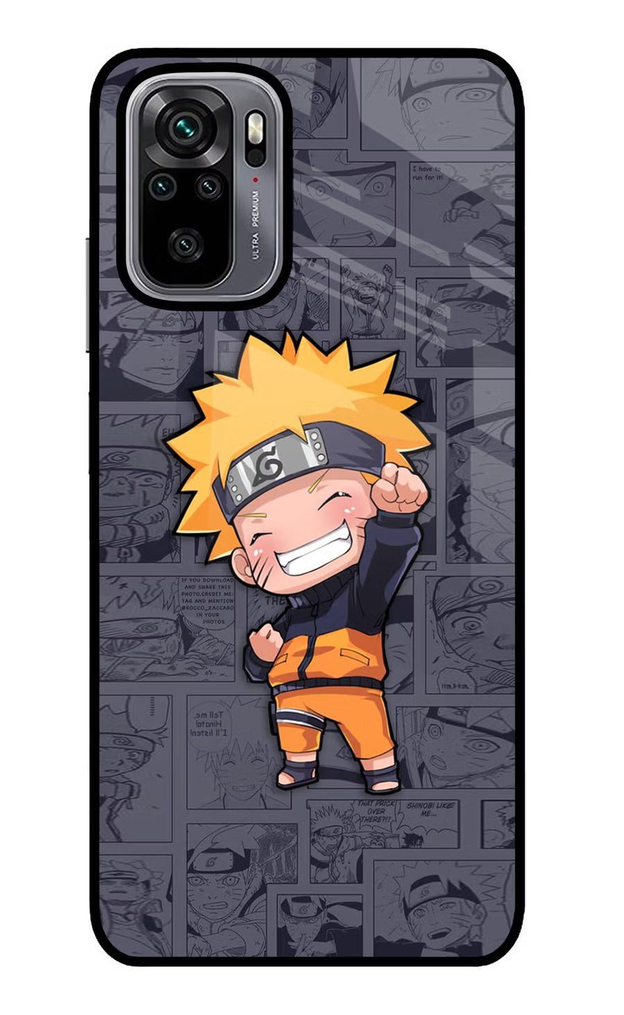 Chota Naruto Redmi Note 10/10S Back Cover, Metal case