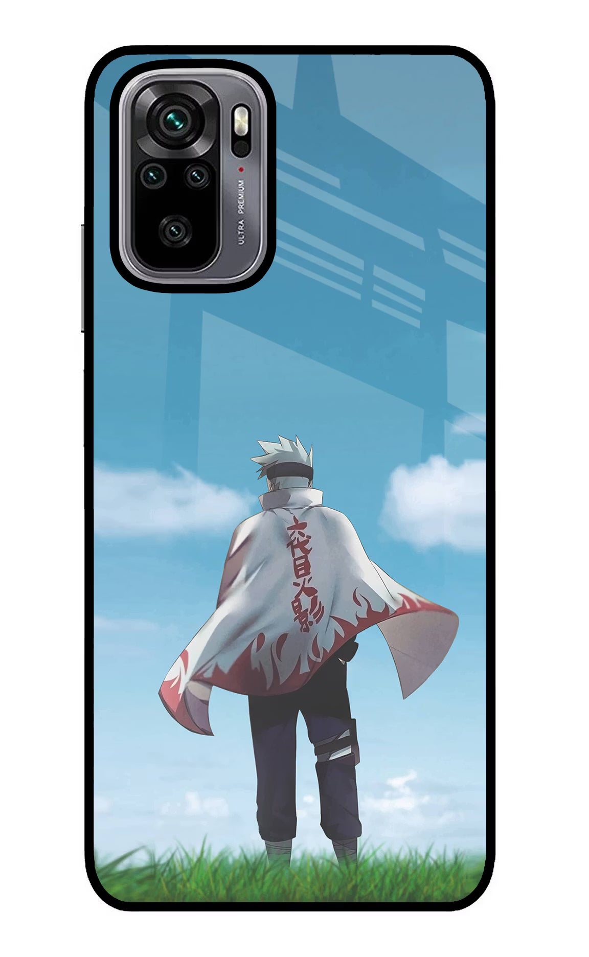 Kakashi Redmi Note 10/10S Glass Case Back Cover by Casekaro