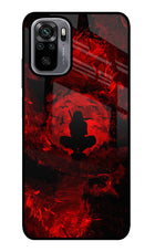 Itachi Uchiha Redmi Note 10/10S Glass Case Back Cover by Casekaro