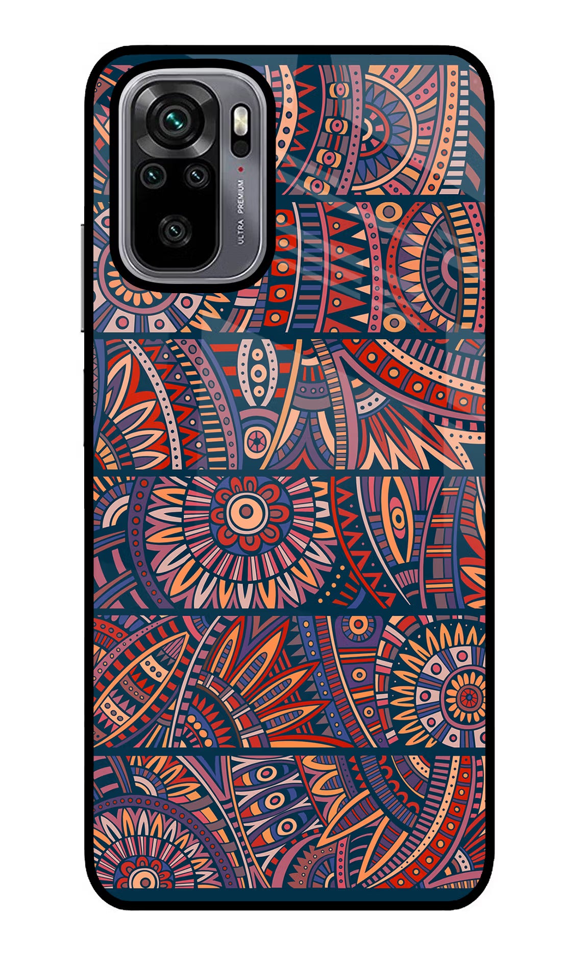 African Culture Design Redmi Note 10/10S Glass Case
