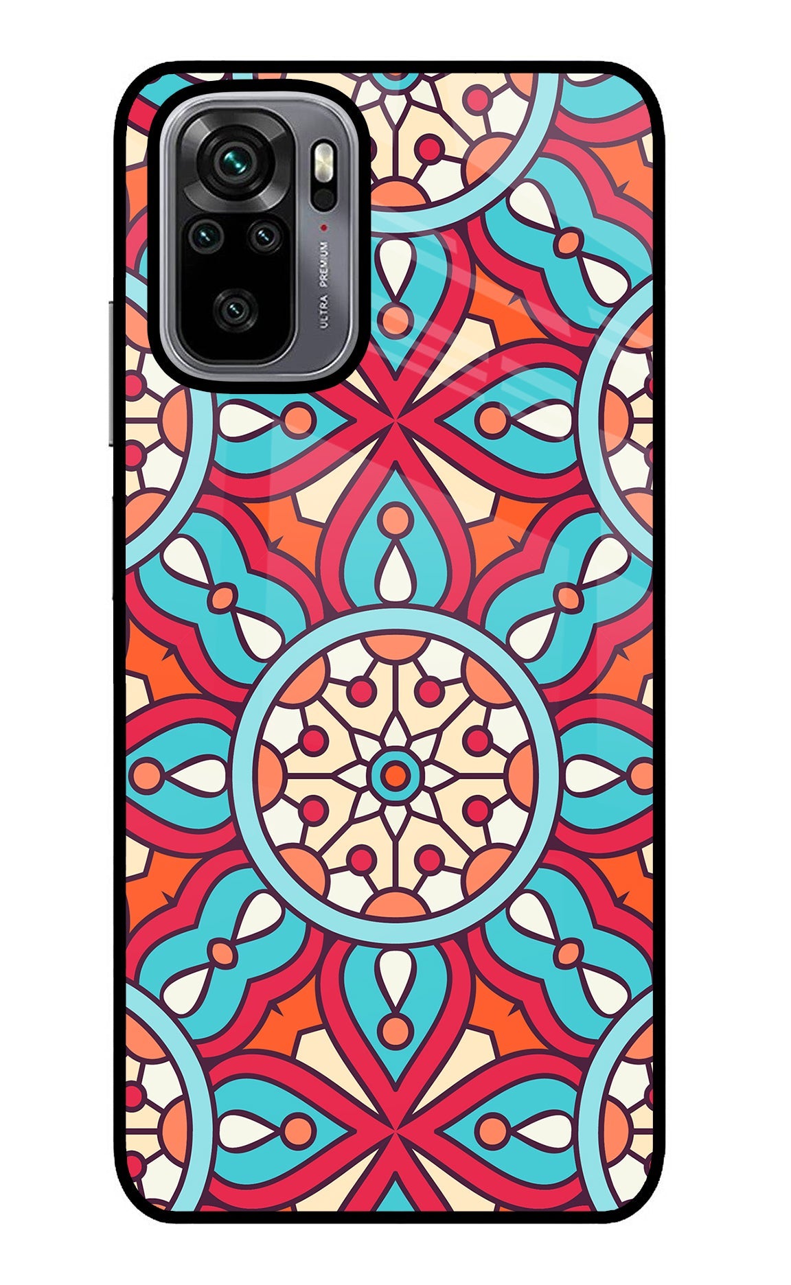 Mandala Geometric Redmi Note 10/10S Glass Case