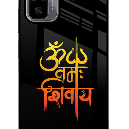 Om Namah Shivay Redmi Note 10/10S Glass Case Back Cover by Casekaro