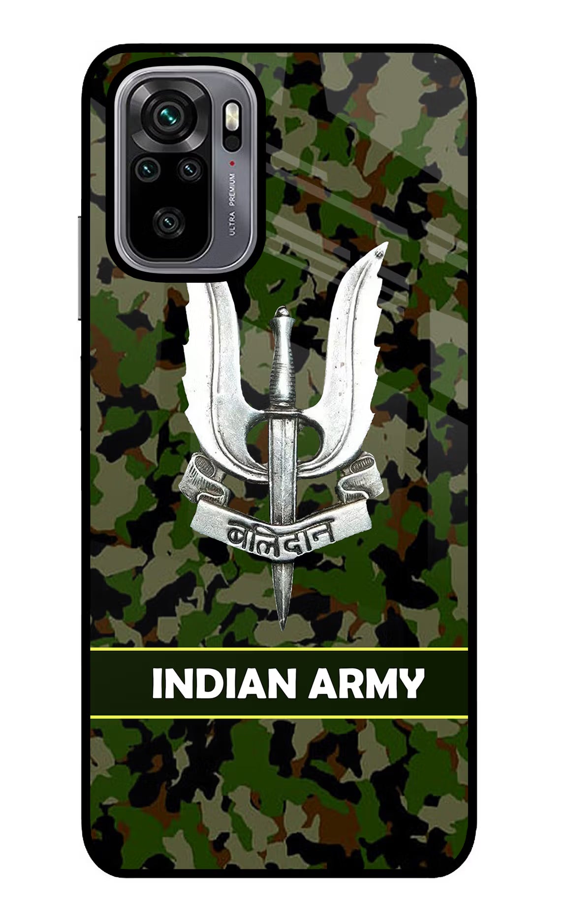 Balidan Indian Logo Redmi Note 10/10S Glass Case Back Cover by Casekaro