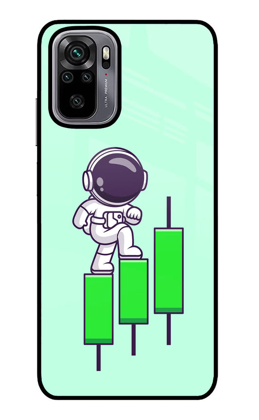 Astronaut Trader Redmi Note 10/10S Glass Case