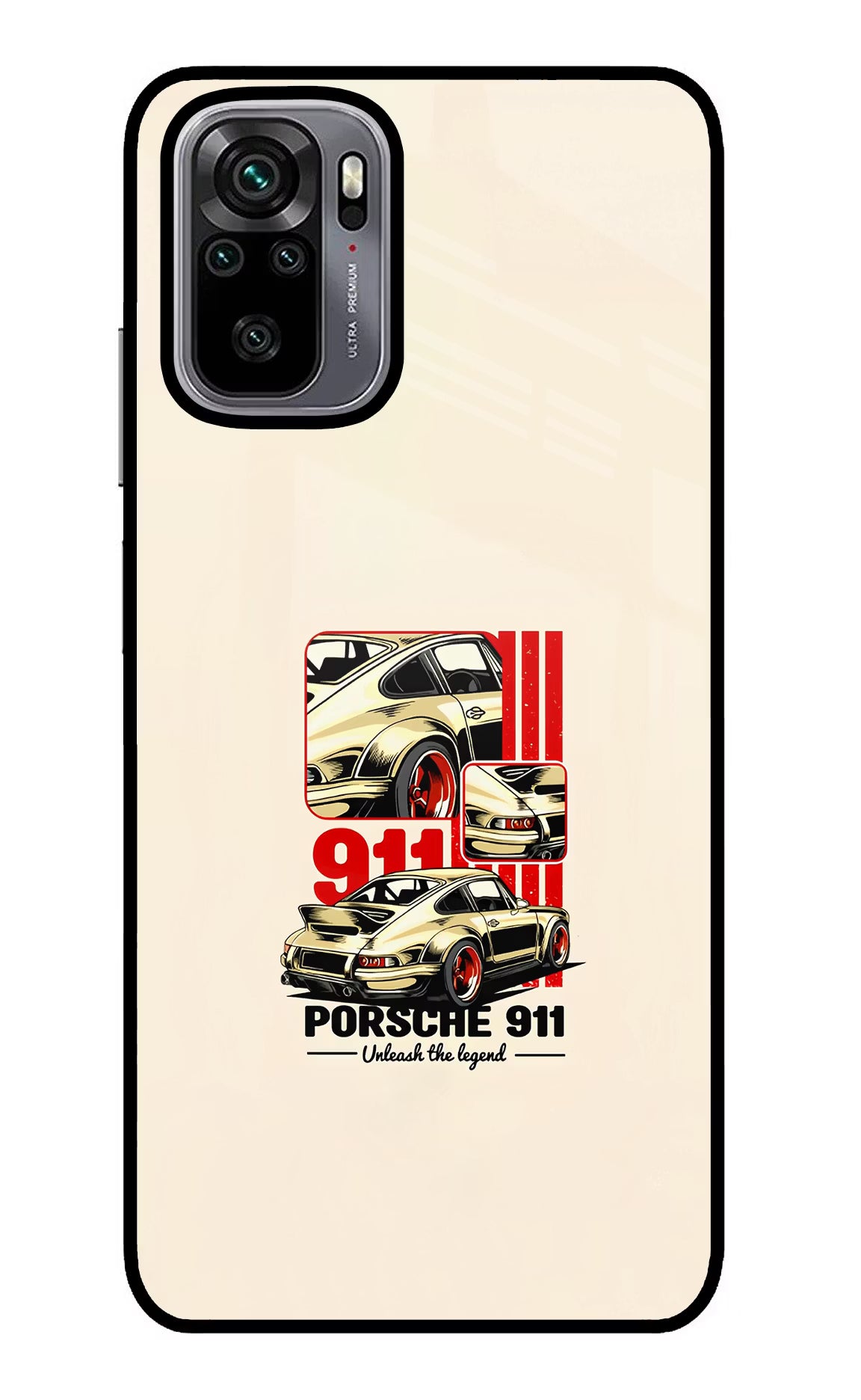 Classic Porsche 911 Redmi Note 10/10S Glass Case