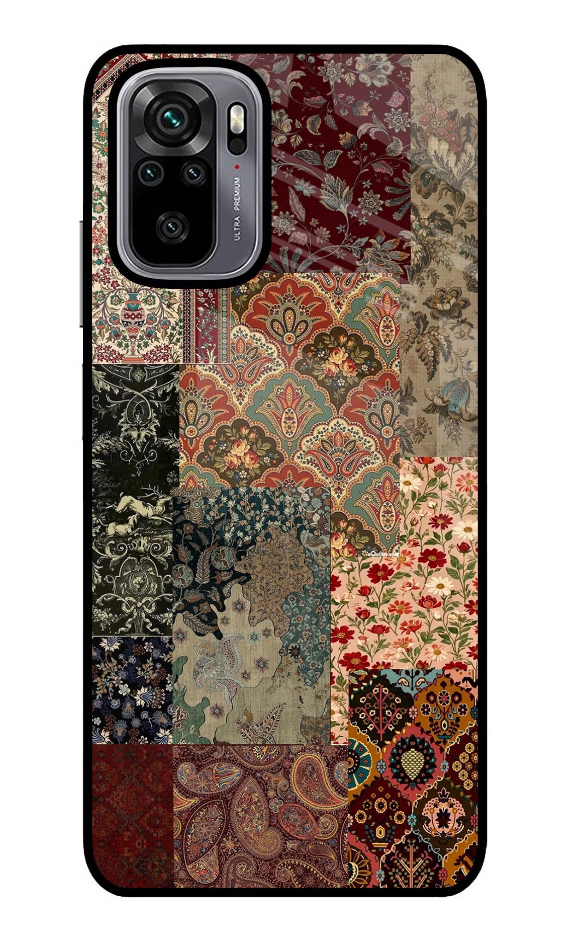Desi Print Redmi Note 10/10S Glass Case Back Cover by Casekaro
