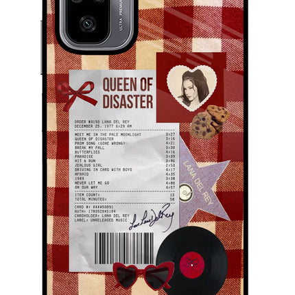 Queen of Disaster Redmi Note 10/10S Glass Case