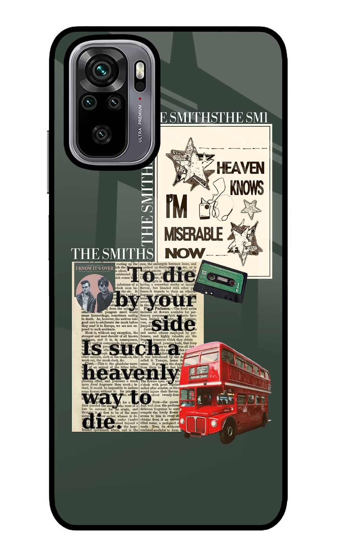 The Smiths Redmi Note 10/10S Glass Case Back Cover by Casekaro