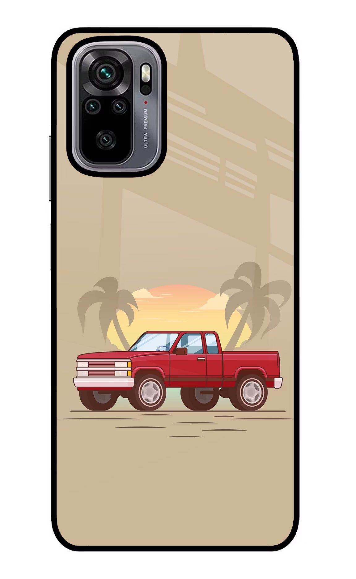 Desert Classic Drive Redmi Note 10/10S Glass Case Back Cover by Casekaro