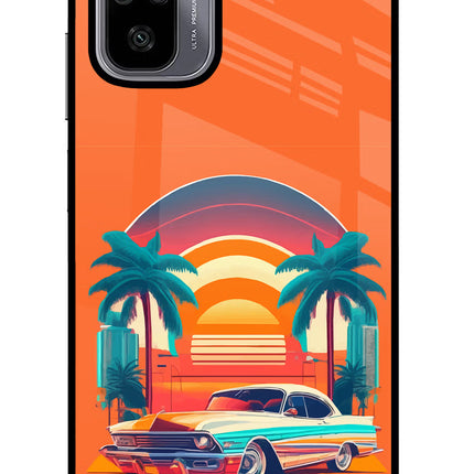 Palm Drive 80s Redmi Note 10/10S Glass Case