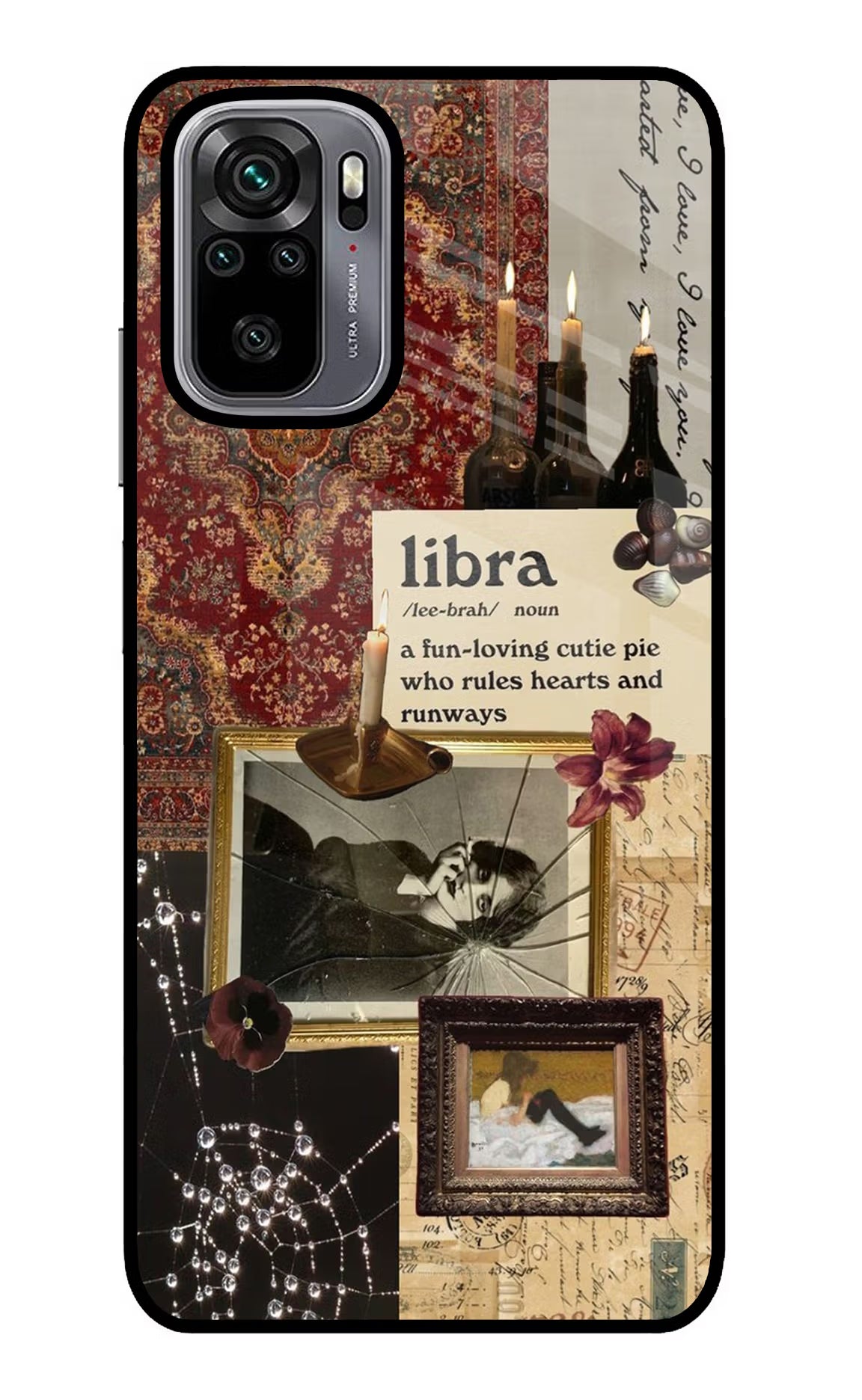 Libra Zodiac Redmi Note 10/10S Glass Case Back Cover by Casekaro