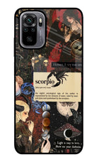 Scorpio Zodiac Redmi Note 10/10S Glass Case Back Cover by Casekaro