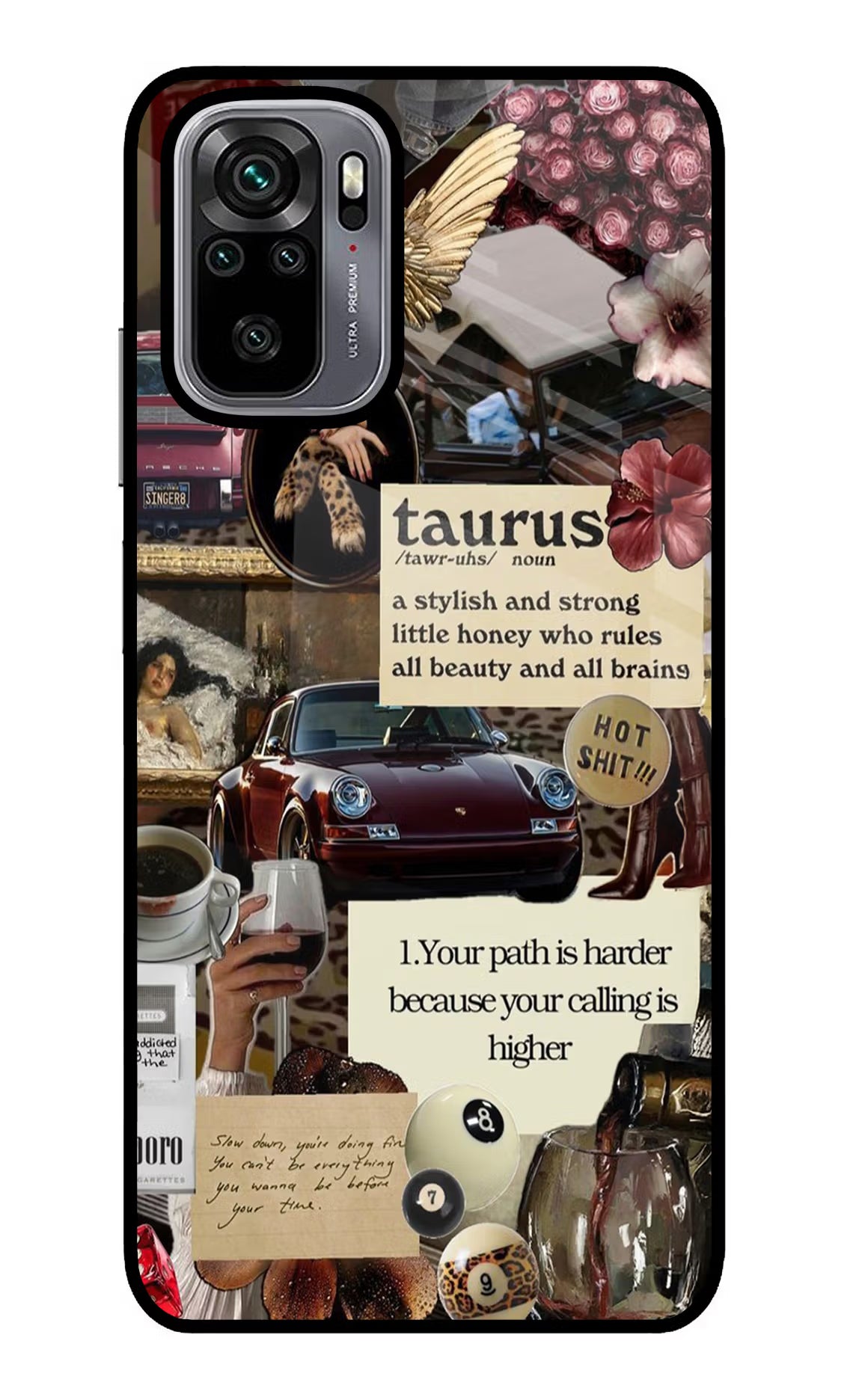 Taurus Zodiac Redmi Note 10/10S Glass Case Back Cover by Casekaro