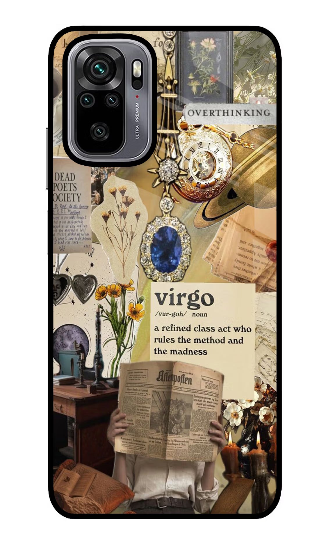 Virgo Zodiac Redmi Note 10/10S Glass Case Back Cover by Casekaro