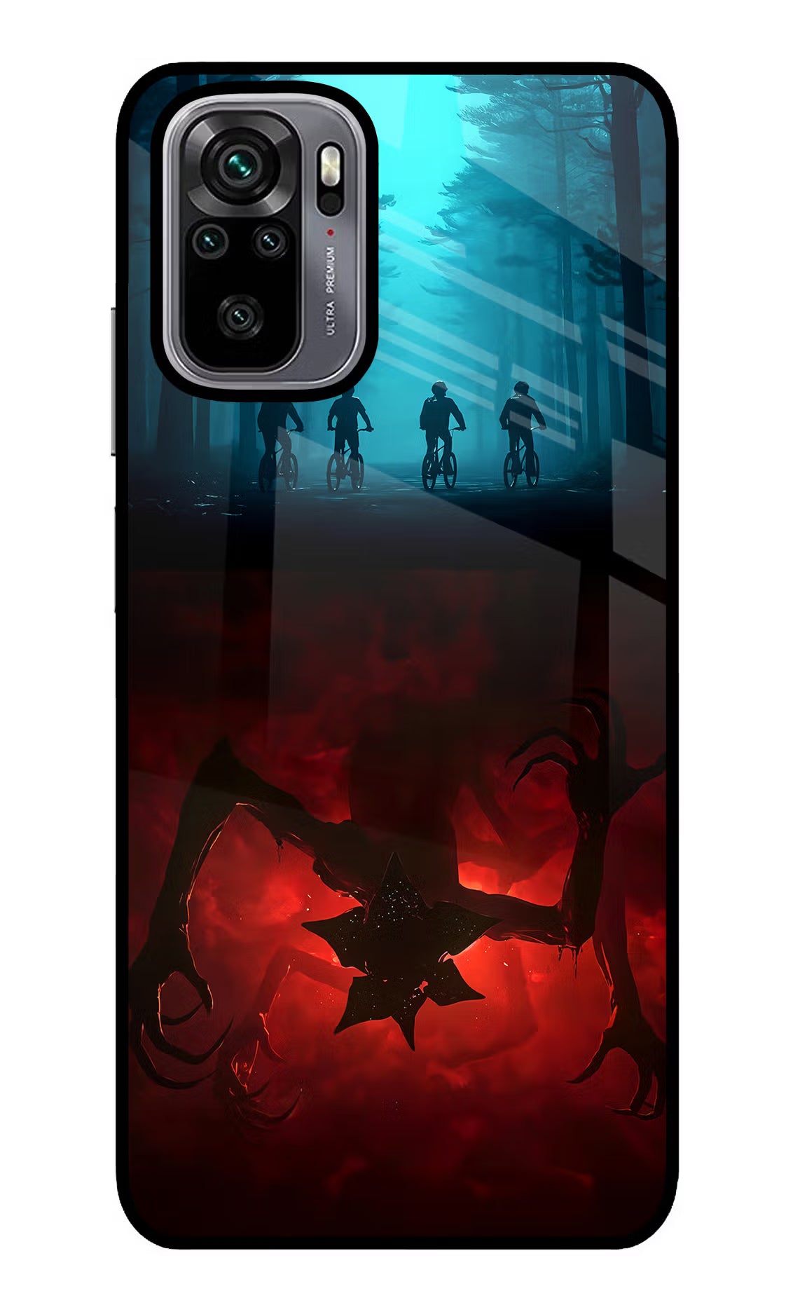 Ordinary Things Downside Up Redmi Note 10/10S Glass Case Back Cover by Casekaro