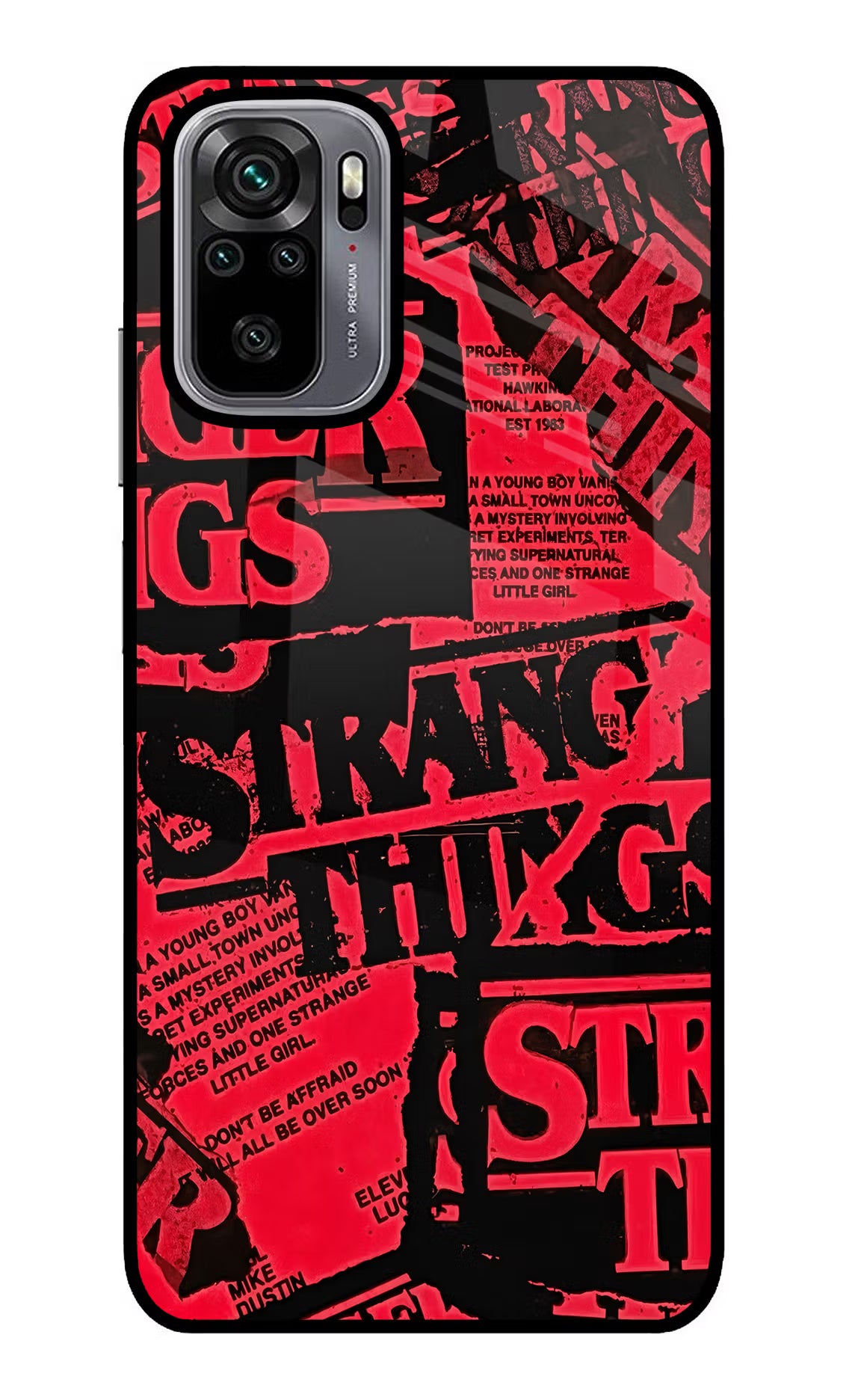 Ordinary Things Redmi Note 10/10S Glass Case Back Cover by Casekaro