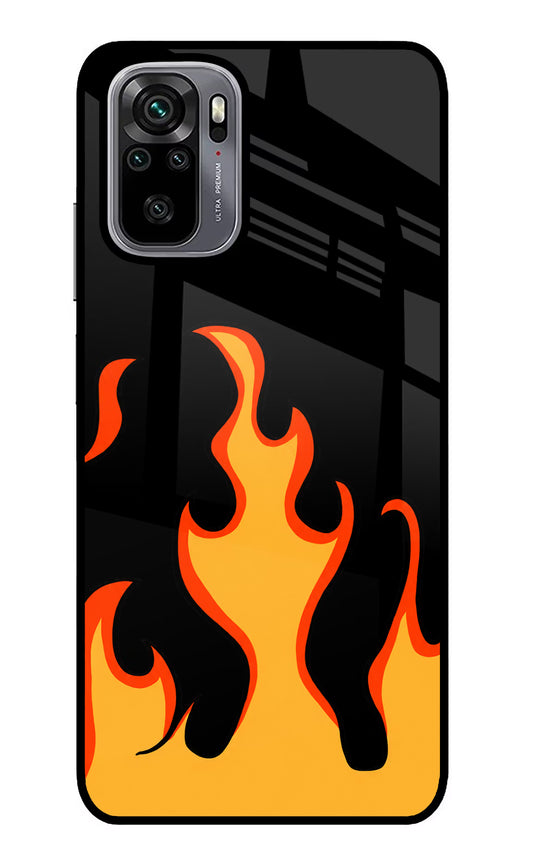 Fired Up – Black Redmi Note 10/10S Glass Case