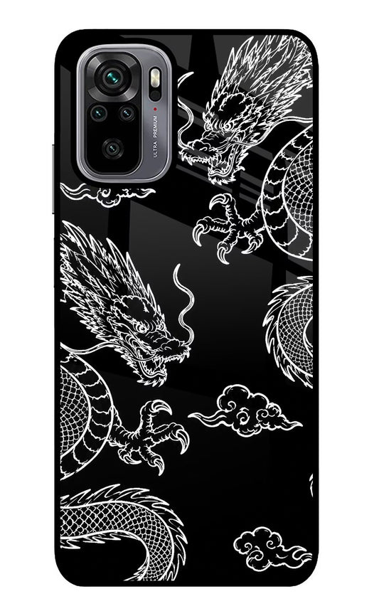 Twin Dragons Redmi Note 10/10S Glass Case