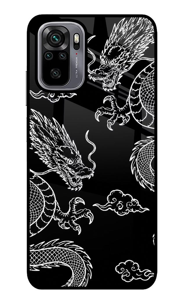 Twin Dragons Redmi Note 10/10S Glass Case
